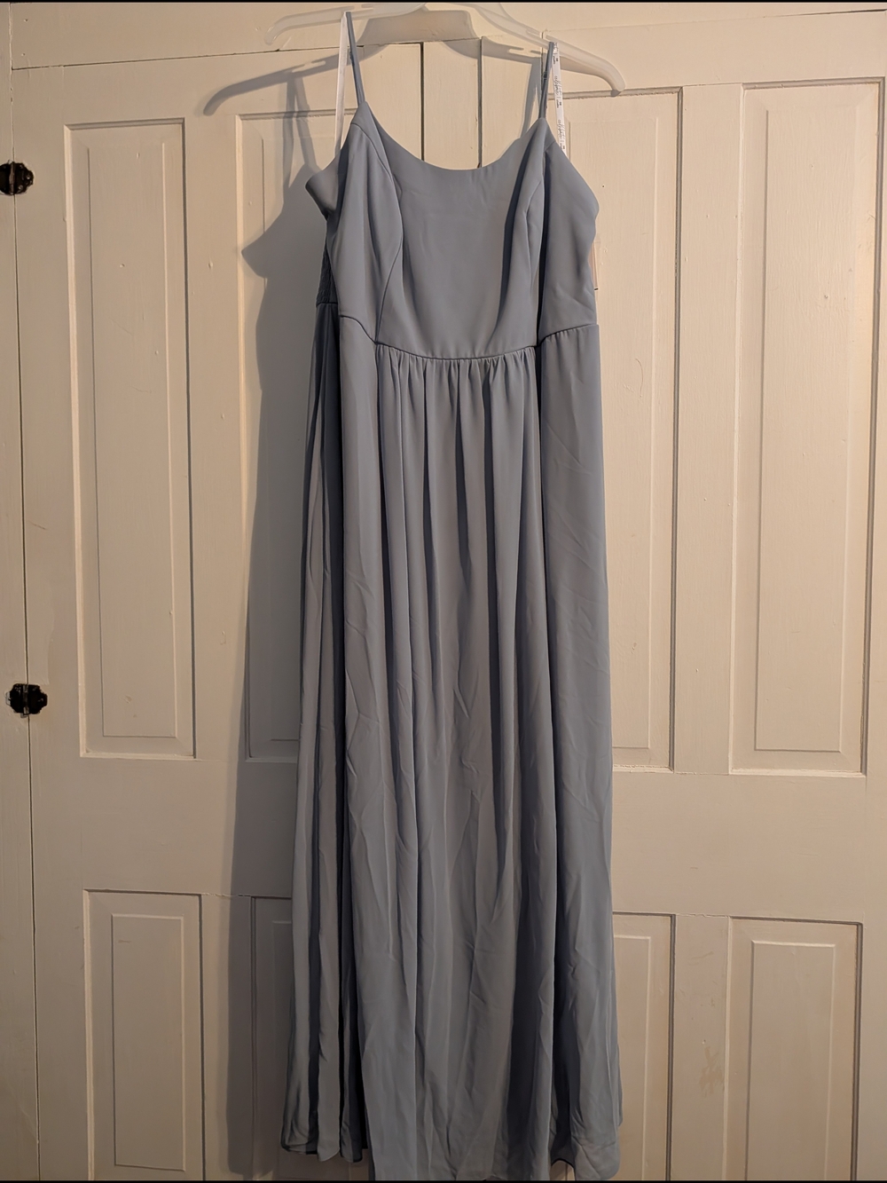 Light Blue Spaghetti Strap Maxi Dress - Elegant Women's Dress